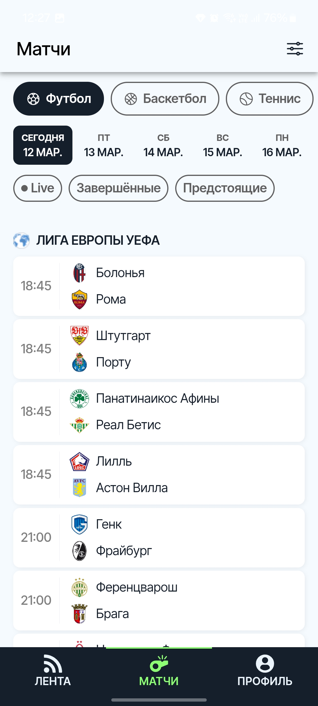 Падение коэффициентов